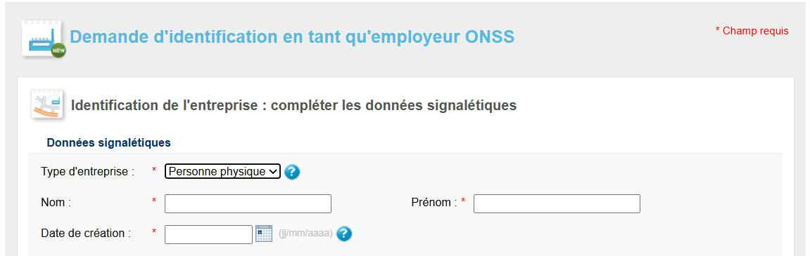 WIDE: Identification of Natural person WIDE - identification of Natural person; data