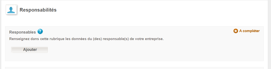WIDE: responsibilities WIDE: entry screen responsibilities